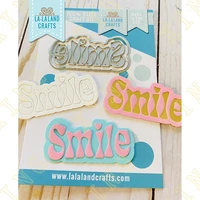 smile 2022 new arrival metal cutting dies scrapbook diary decoration stencil embossing template diy greeting card handmade