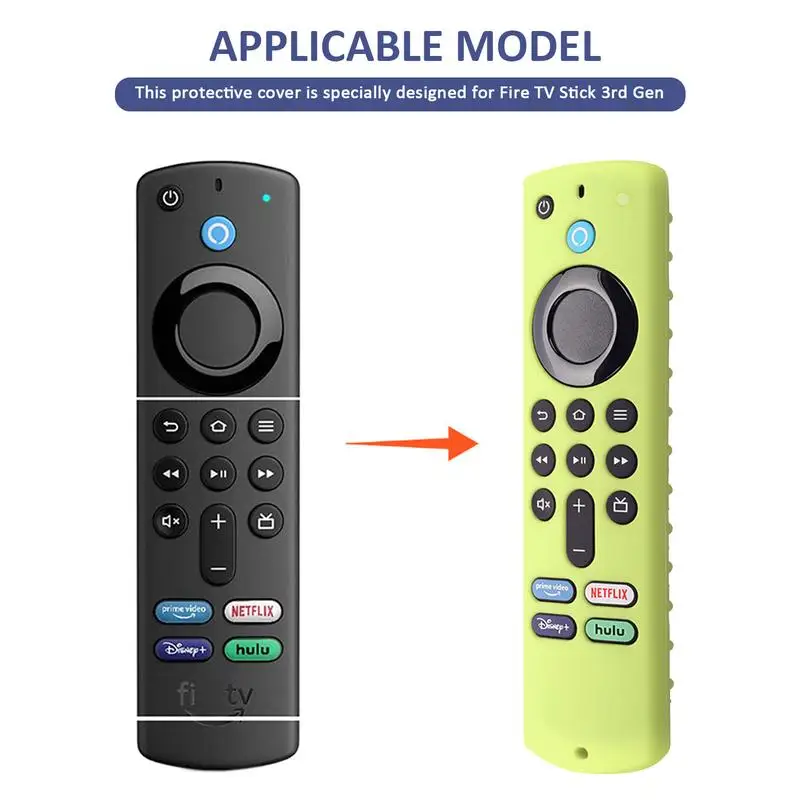Новый защитный чехол для пульта дистанционного управления задняя крышка FireTVStick