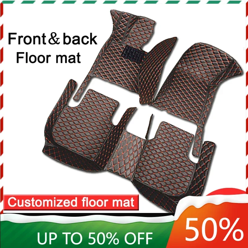 Автомобильные коврики для Honda Fit Jazz 2001 ~ 2007 роскошный кожаный коврик защитные