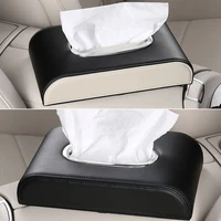 car tissue box towel paper holder organization car armrest box tissue box holder paper napkin storage auto interior decoration
