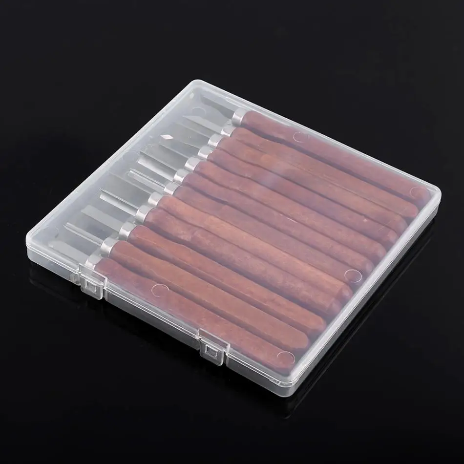 12 шт. резьба по дереву долотом инструменты для деревообработки набор