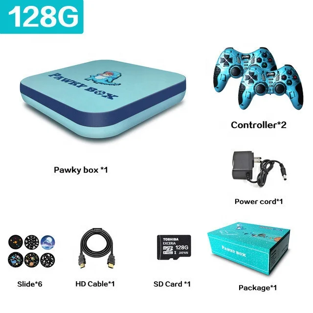 Суперконсоль Pawky Box min-консоли 40000 + ретро-игры 50 эмуляторов Классическая игровая