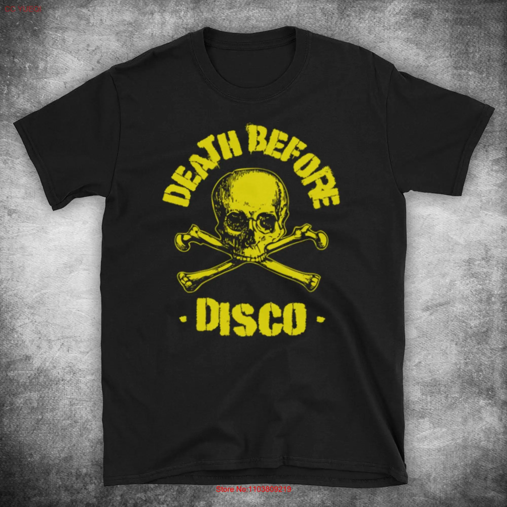 Фото Nukem классическая мужская футболка с цитатами игры Death Before Disco, все размеры и цвета, длинные или Короткие рукава №1