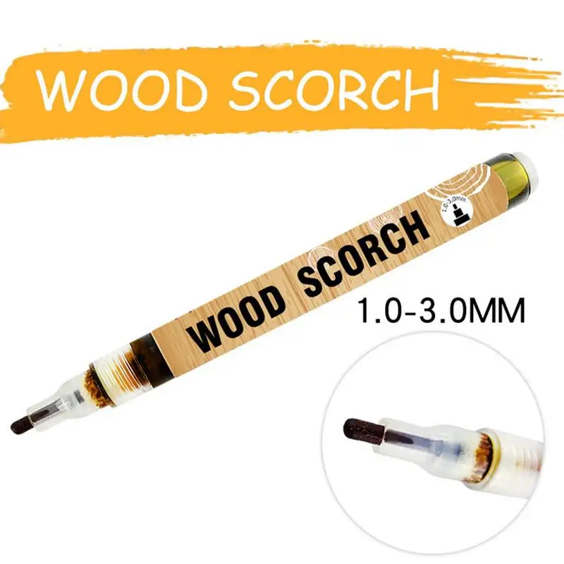 

Wood Burning Pen Marker Heat Sensitive Marker For Craft Innovative Wood Scorch Pen Tool In DIY Wood Projects Easy Use