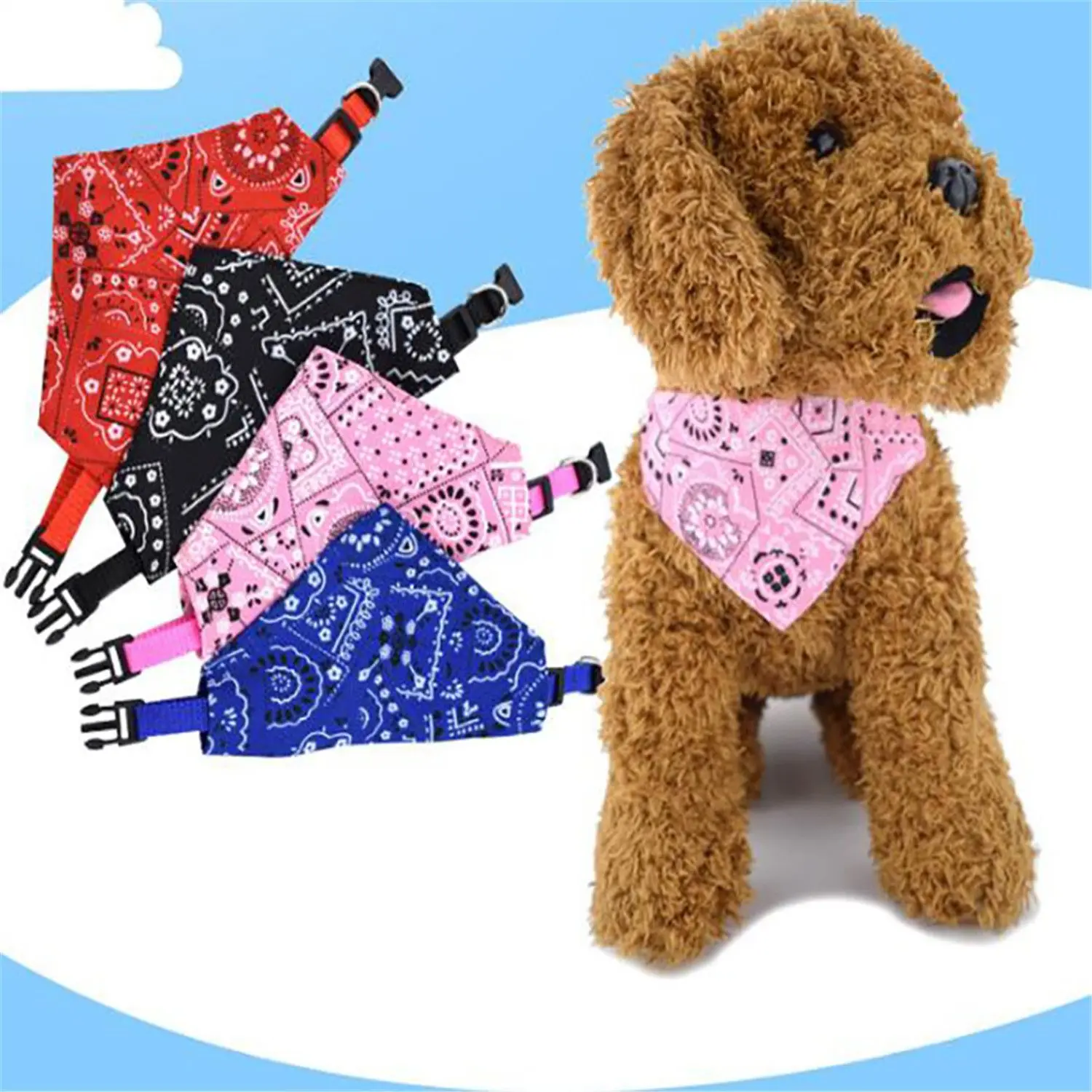 

Collar Neck Decor Triangular Bandage Party Puppy Kerchief Cat Bibs Dog Bandanas Pet Scarf