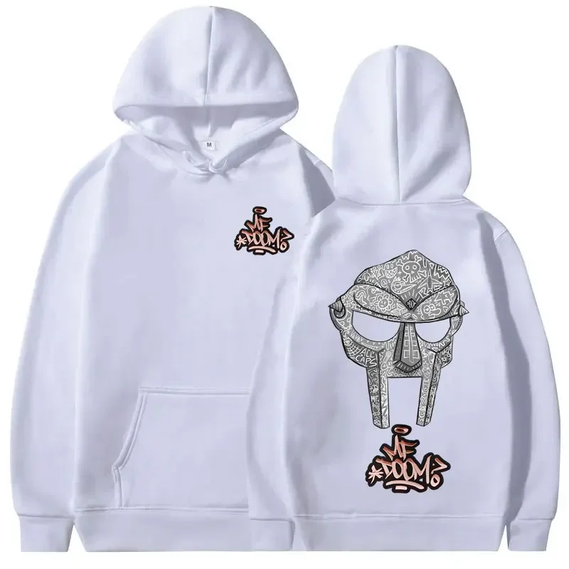 Рэпер Mf Doom Madvillain металлическая маска для лица двусторонняя толстовка с принтом