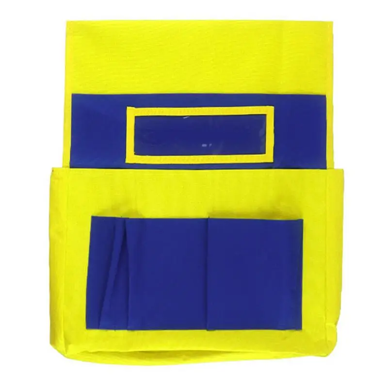 Pockets Classrooms Set Heavy Duty Chair Storage Desk Chair Seat Back Seating Organizers For Students & Teacher Supplies