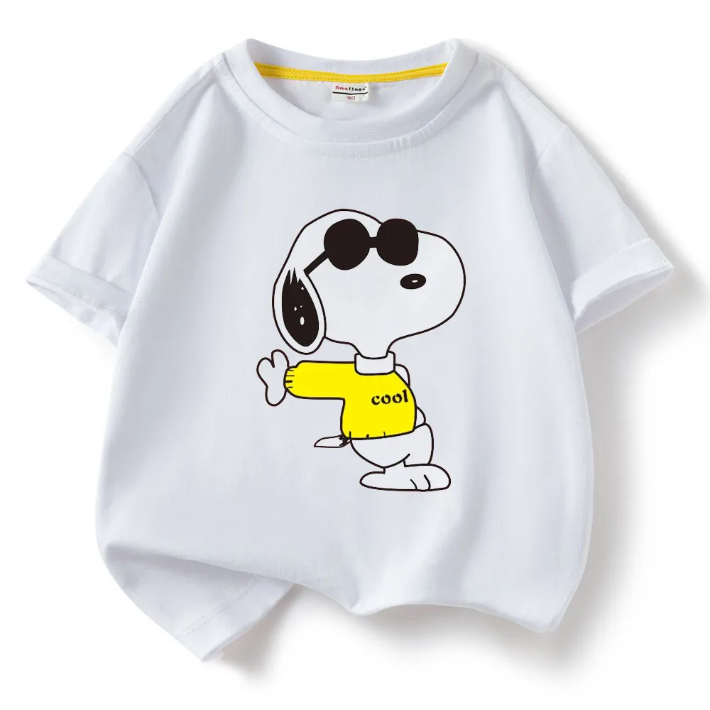 Хлопковая Детская Спортивная Футболка Luby С Короткими Рукавами И Круглым Вырезом