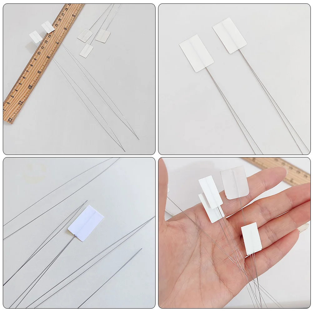 Металлическая игла для домашнего использования 10 шт. компактные иглы глаз белые