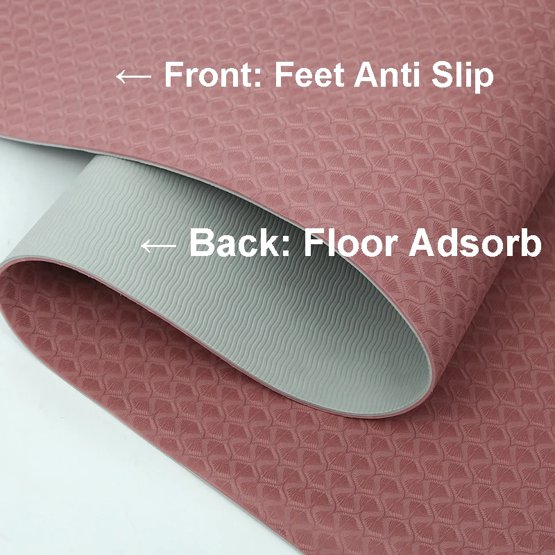 Коврик для йоги из ТПЭ длина 183 см толщина 6/8 мм |