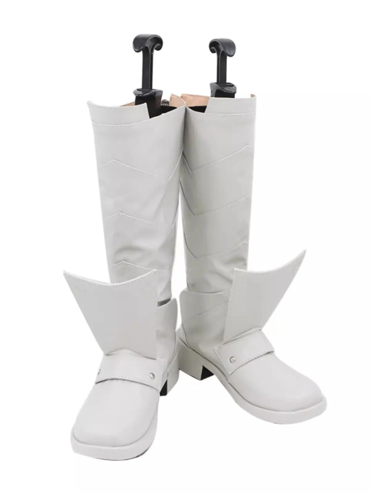 Аниме Kaiju No 8 cafuka Hibino обувь для косплея белые длинные сапоги маскировки кожаные