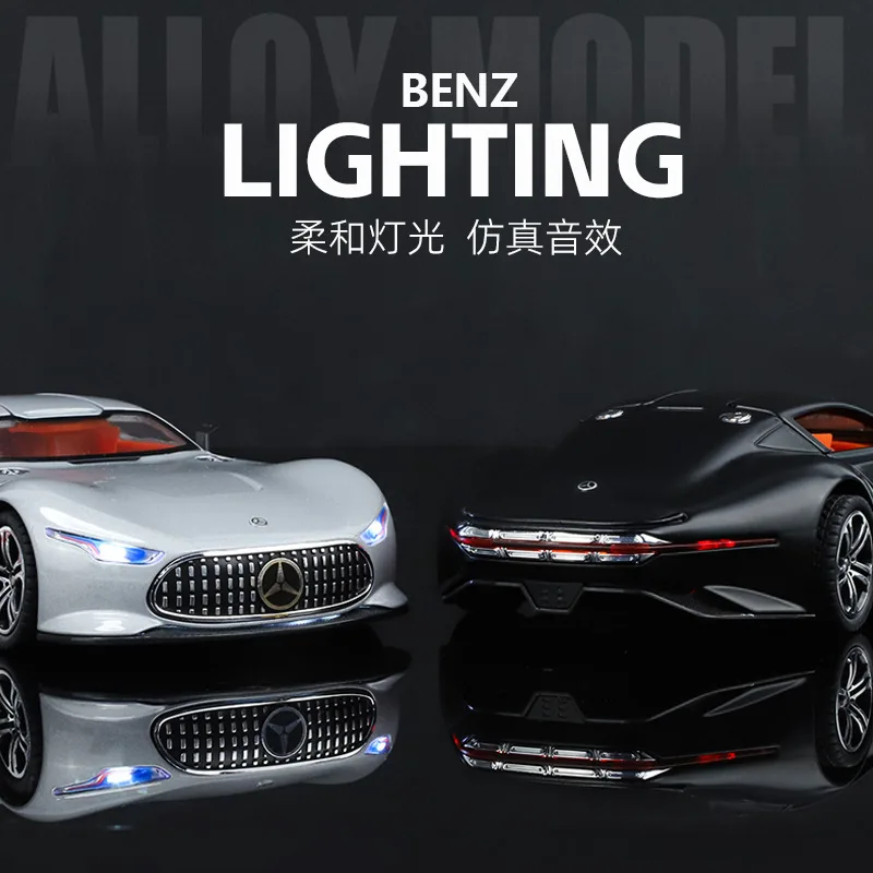 1:24 Mercedes-Benz AMG Vision GT новая концепция спортивный автомобиль металлическая литая