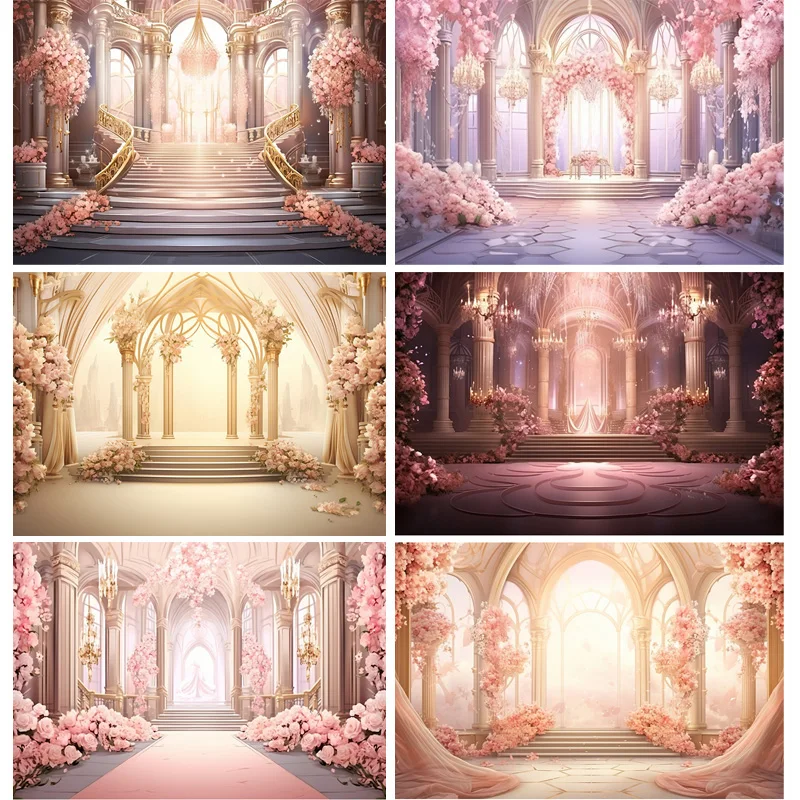 Фон для фотосъемки с цветочным принтом