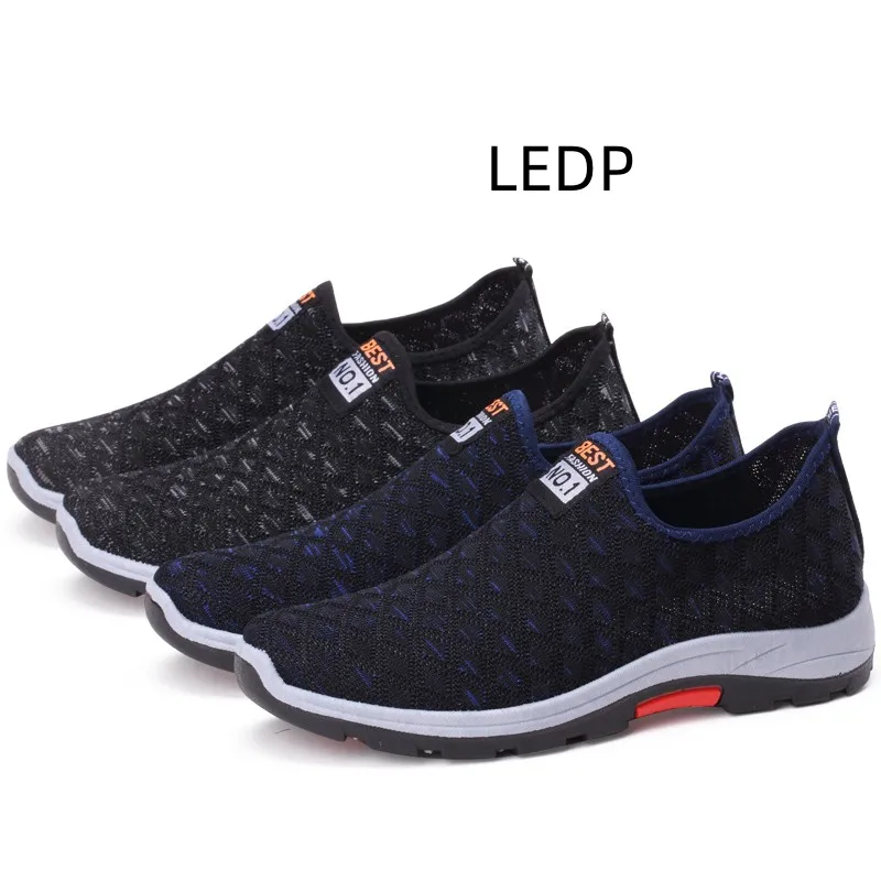 

Men's Casual Shoes Climbing Shoes Fly Woven Breathable Fabric Lazy Shoes One Pedal Durable Comfortable Comfortable Non-slip