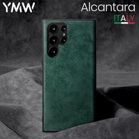 YMW ALCANTARA Case for Samsung Galaxy S22 Ultra Plus S22 Luxury Business Supercar Same Artificial Leather Phone Cases