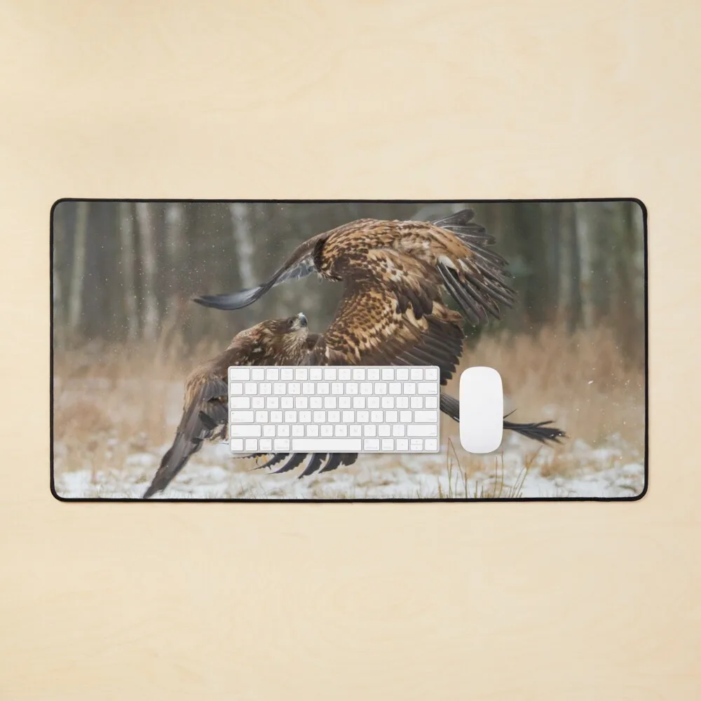 

Mid air encounter Mouse Pad Large Desktop Non-slip Desk Mat Kawaii Gaming Accessories Students Writing Pad Waterproof