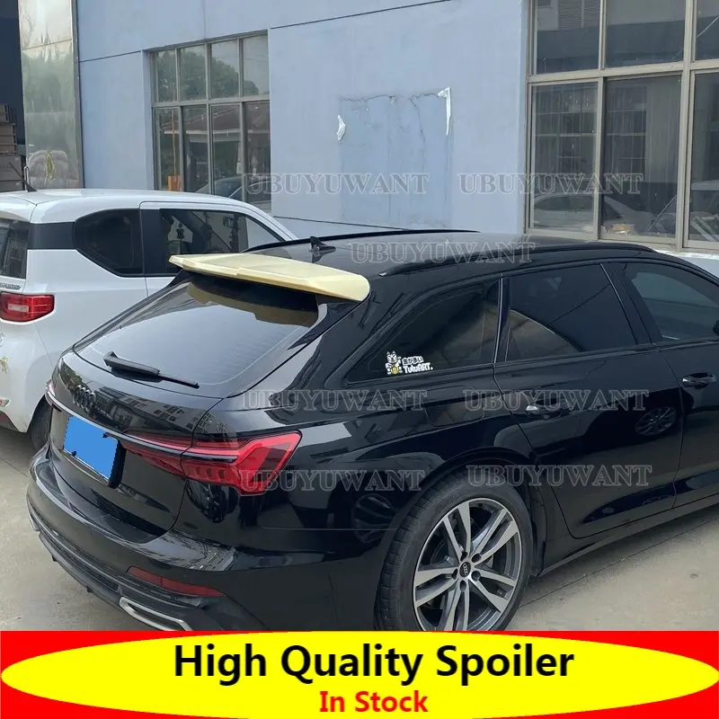 

For NEW Audi A6 Avant C8 2019-2022 A6 Allroad Spoiler ABS Car Trunk Lip Wings Tail Spoiler A6 Accessories Dedicated Decoration