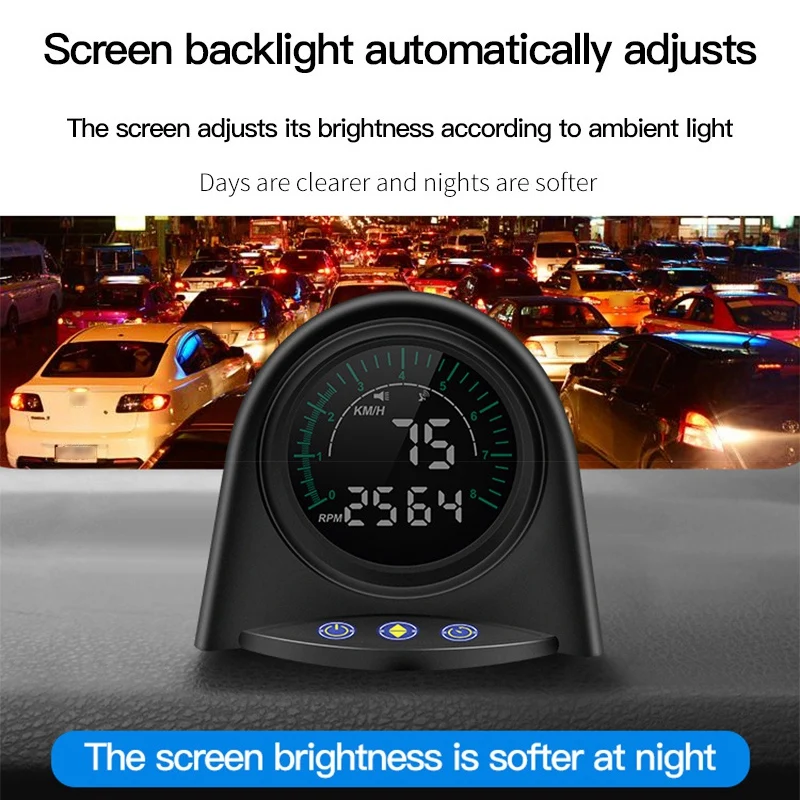 X70 OBD OBD2 HUD спидометр считыватель кодов двигателя монитор оборотов в минуту сигнал