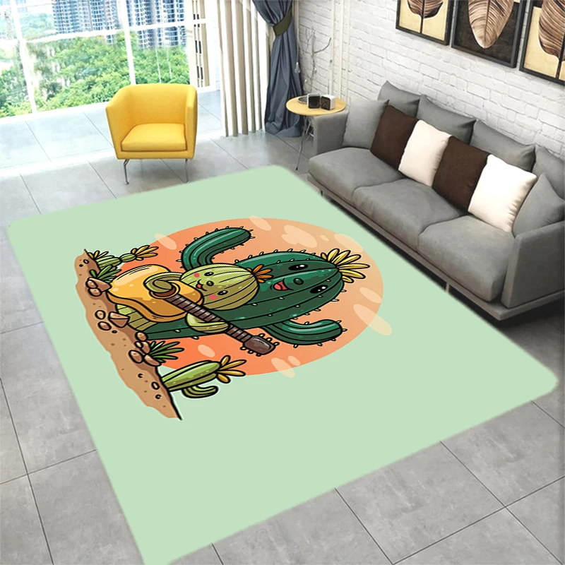 

Cactus Home Kitchen Carpet Entrance Mat for Hallway on the Floor Rugs Living Room Rug Mats Bedroom Bath Door Doormat Bathroom