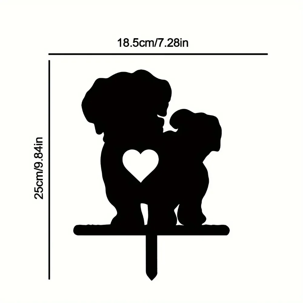 Большая Металлическая Садовая Подставка С Собачьим Хвостом Художественный