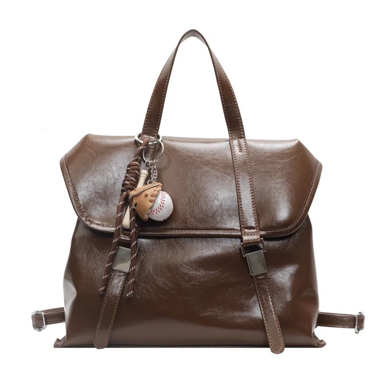 Женская сумка британский ретро-рюкзак новинка 2024 модный портативный портфель в