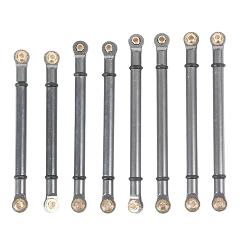 

8Pcs Metal Pull Rod Linkage Link Set For HB Toys ZP1001 ZP1002 ZP1003 ZP1004 1/10 RC Crawler Car Upgrade Parts