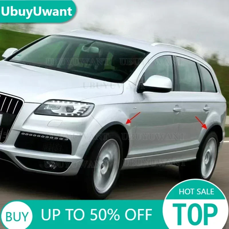 Для Audi Q7 RSQ7 Sline 2006-2015 матовый яркий черный полиуретан колесная арка автомобильные
