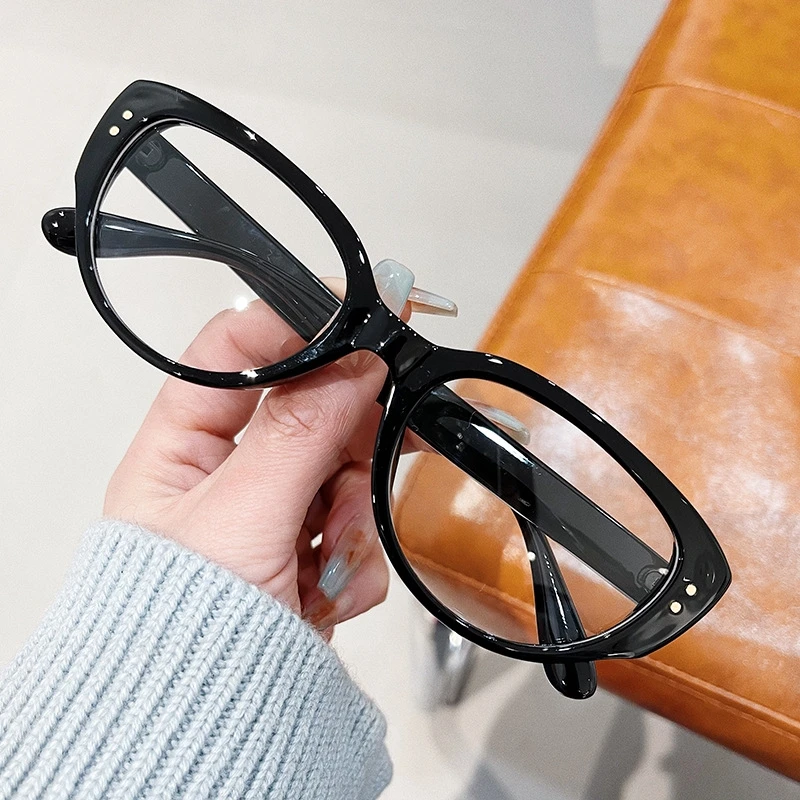 

Finished Myopia Glasses for Women Men Female Cat Eye Short Sighted Diopter Eyewear Unisex Blue Light Blocking Computer Glasses