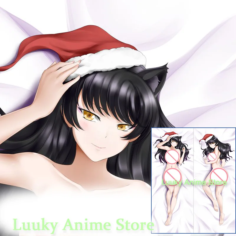 

Рождественская наволочка Dakimakura с двухсторонним принтом в стиле аниме Блэйк Белладонна