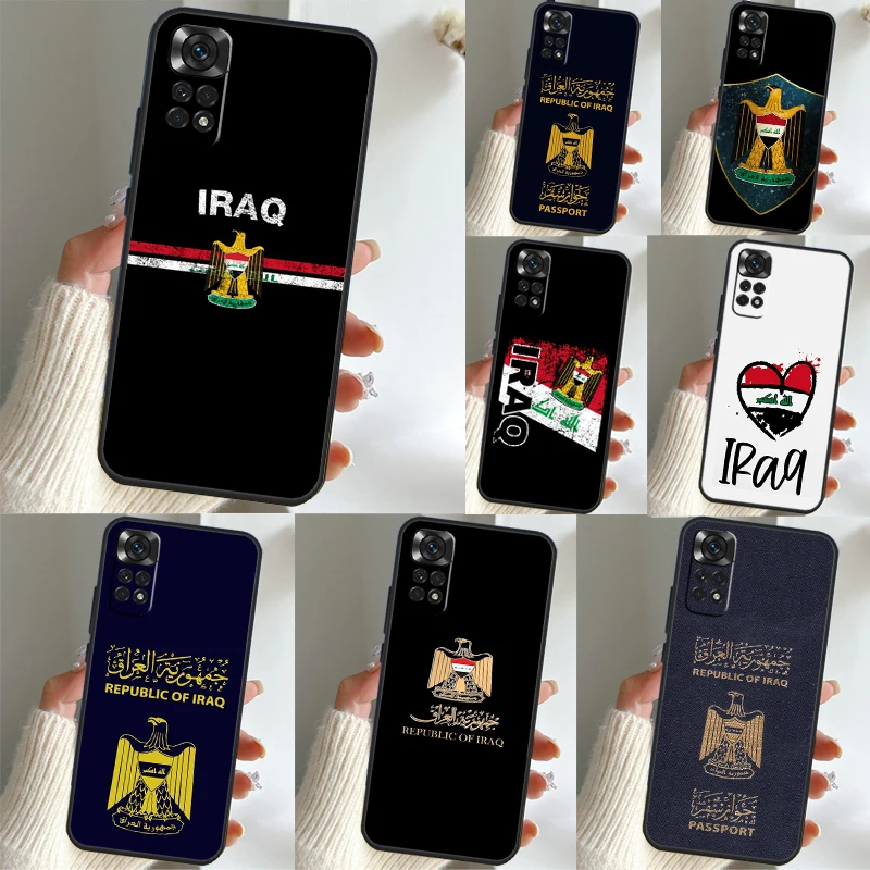 Чехол с ИК флагом Ирака для Xiaomi Redmi 9 10 9A 9C 9T 10A 10C, чехол для Redmi Note 11 12 8 9 10 Pro 10S 11S