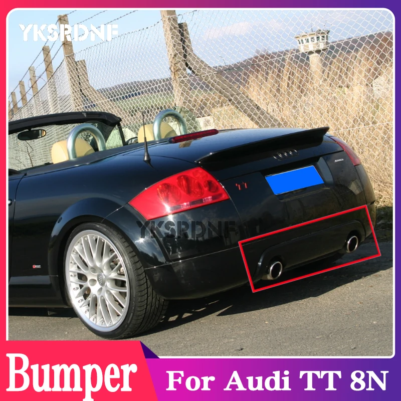 Для Audi TT 8N Sport Coupe Convertible 2 двери задний бампер диффузор спойлер защита заднего