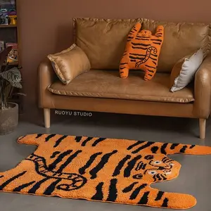 20AW Human Made Tiger Rug Large限定經典老虎圖案居家地毯, 華成