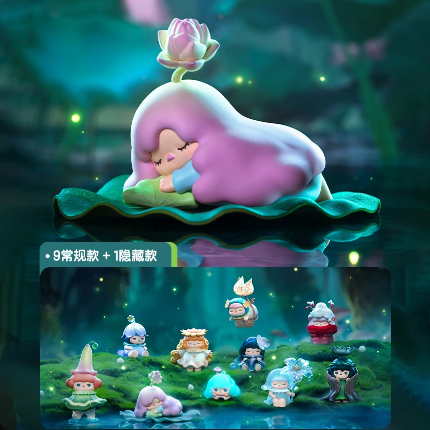 

POPMART PUCKY Elf Sleeping Forest Series Blind Box Toys Mystery Box Caixa Misteriosa Cute Doll Kawaii Model Gift Confirm Style