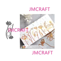 jmcraft 2022 new pretty flowers and grass 25 metal cutting dies diy scrapbook handmade paper craft metal steel template dies