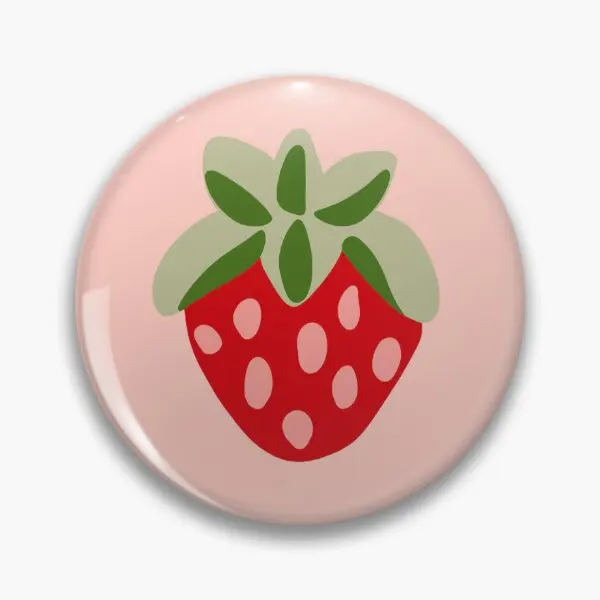 

Маленькая клубника, мягкая булавка на пуговицах, подарок, одежда для любимых, милая металлическая брошь, модный головной убор, креативный декор, Женская забавная мультяшная булавка на лацкан