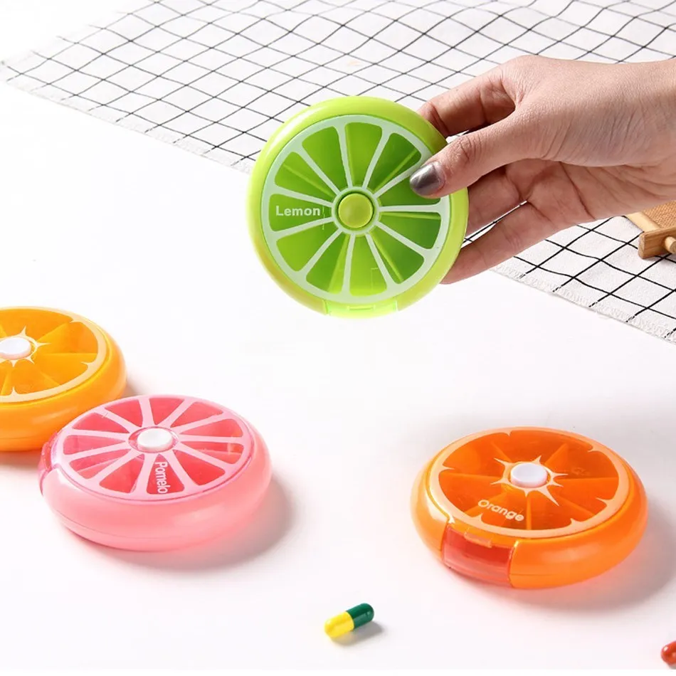 Obrotowy dozownik tabletek 5-kolor plastikowe okrągłe pudełko na pigułki jeden tydzień medycyny przenośna pamięć masowa narzędzie 1 Obrotowy dozownik tabletek 5-kolor plastikowe okrągłe pudełko na pigułki jeden tydzień medycyny przenośna pamięć masowa narzędzie 1