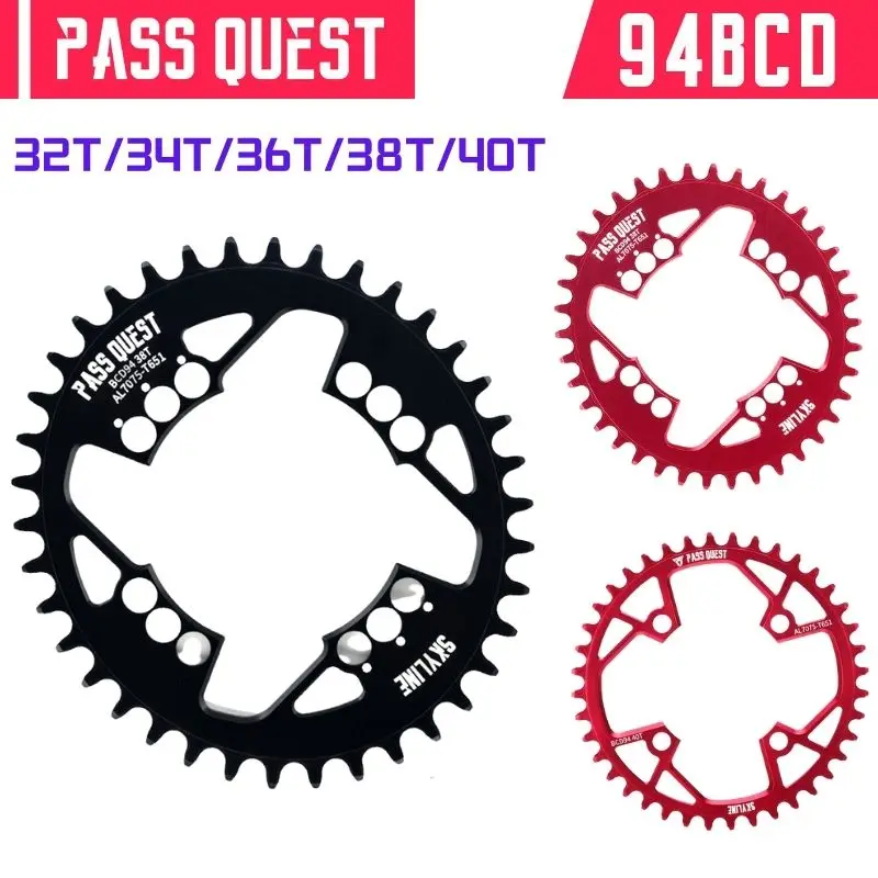 PASS QUEST 94BCD Звездочка MTB Узкая Широкая 32T/34T/36T/38T/40T для горного велосипеда Sram NX X1 GX1400