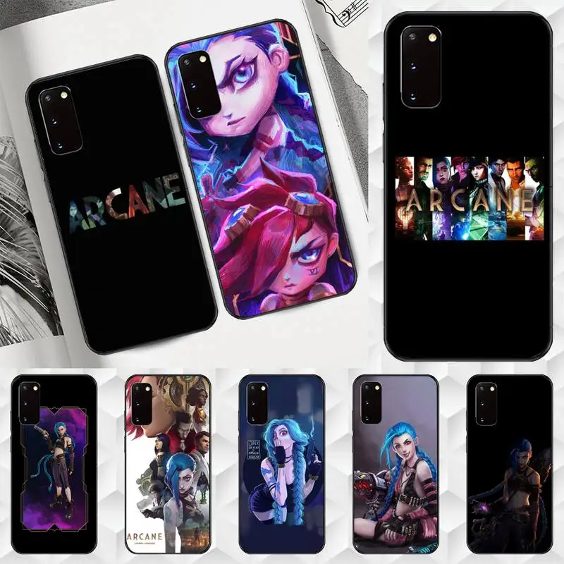 Чехол для телефона Arcane Jinx Huawei Y7 Y9 Y6 Y5 Y8 8S 8P Nova 7 6 5 4 3 Pro 2018 2019 4G 5G SE |