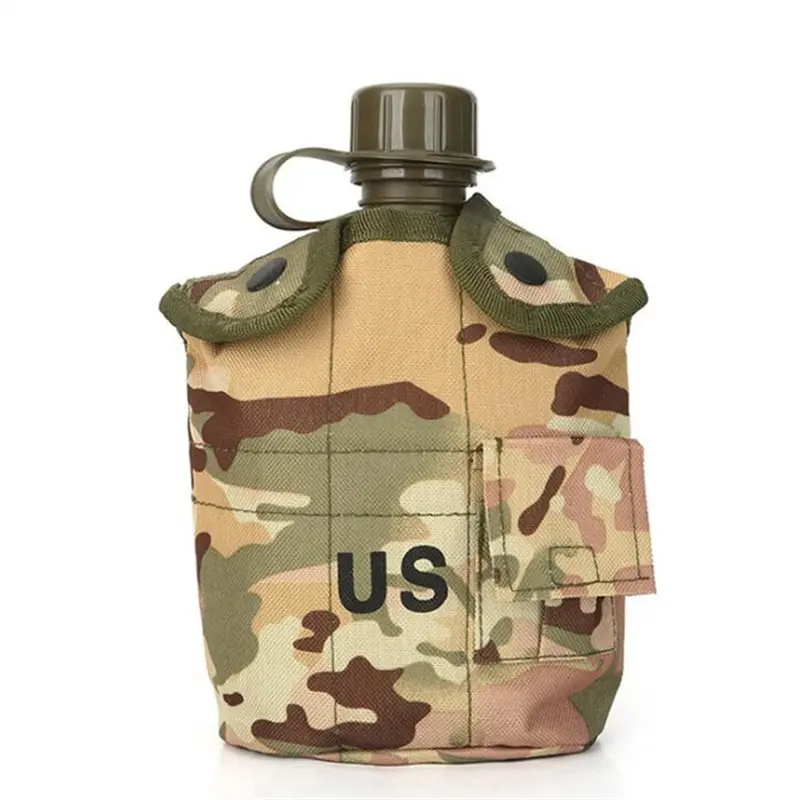 

Oulylan Army Tactical Kettle Sports Outdoor Supplies Mountain Camping Cooking Utensils Kettle Three-piece Set