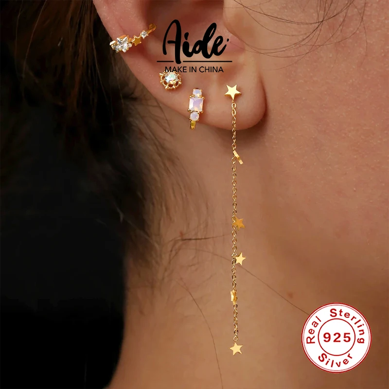 

Женские серьги-кисточки из серебра 925 пробы, 6 см