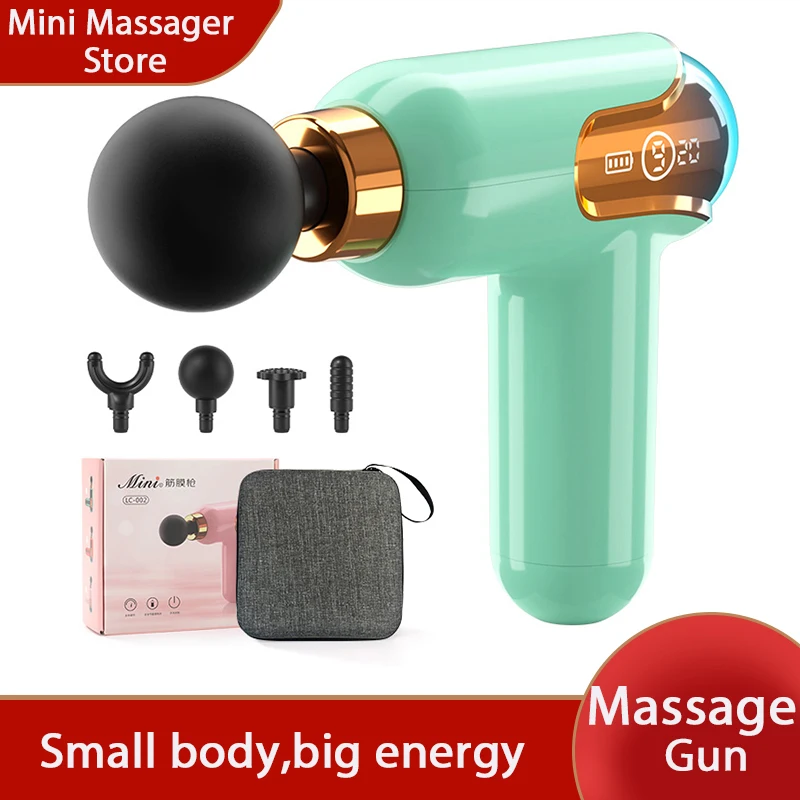 

LCD Fascia Gun Massager Neck Massage Whole Body Massage Relieve Muscle Soreness Fitness Equipment Decompression Relaxation