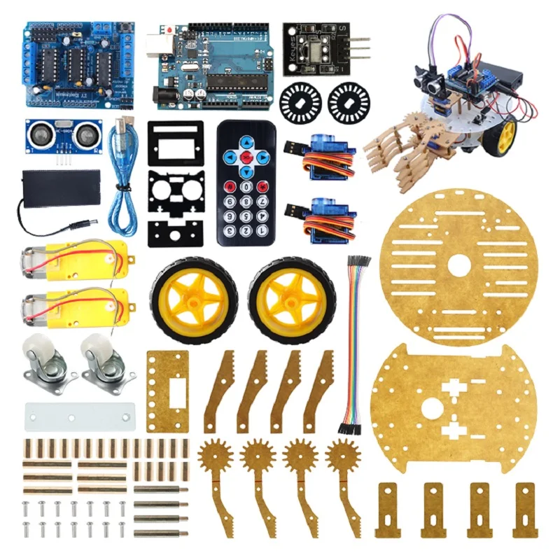 Умный робот автомобильный комплект для Arduino Uno Project Starter образовательный