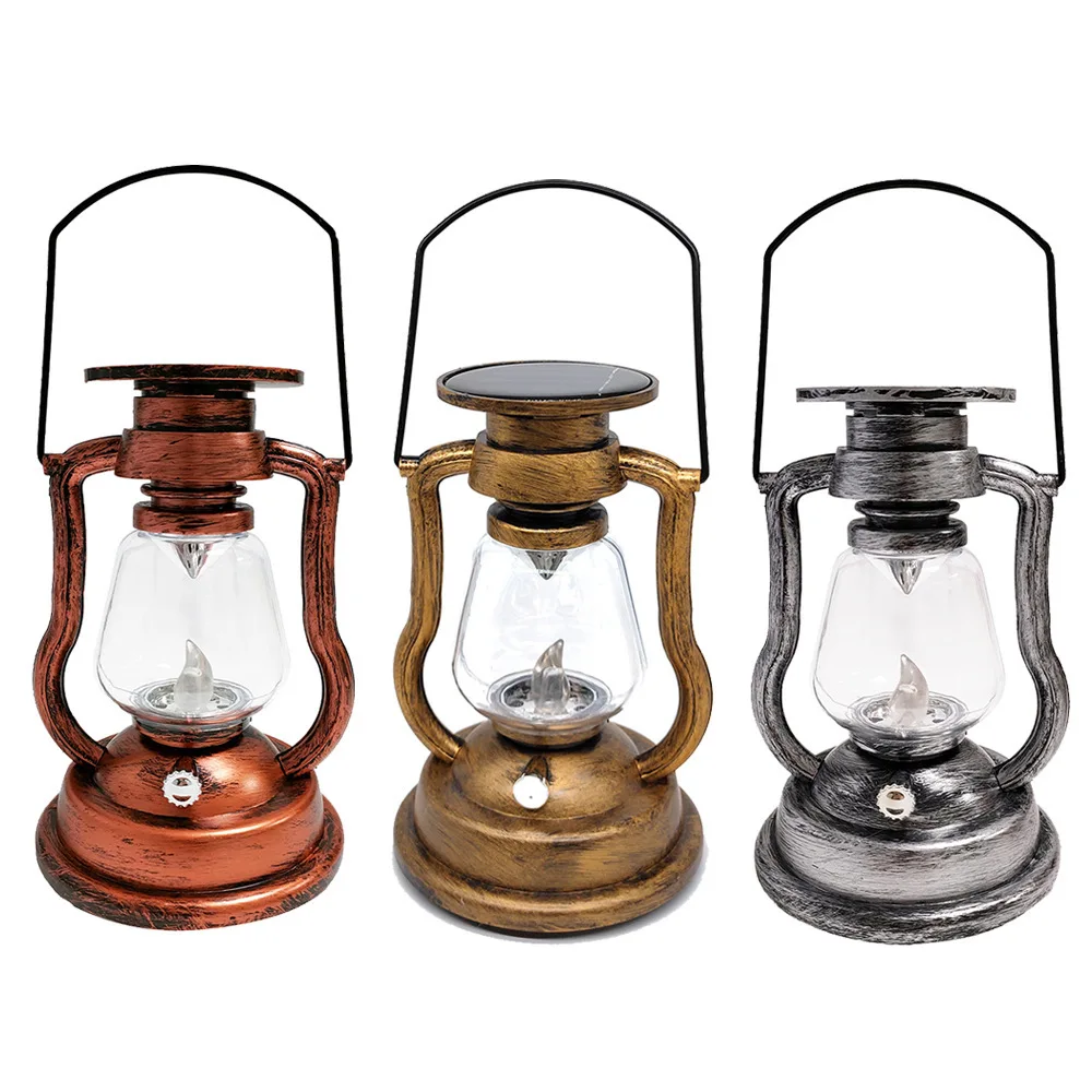 

Solar LED Candle Light Portable Tent Light Outdoor Lighting Camping Oil lamp