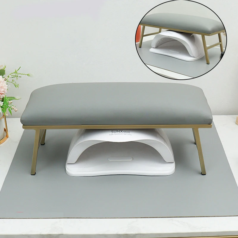 

Genuine Leather Nail Hand Rest Pillow Table Nail Art Hand Pillow heightened Desktop Hand Cushion Manicure Art Rest Salon Tools