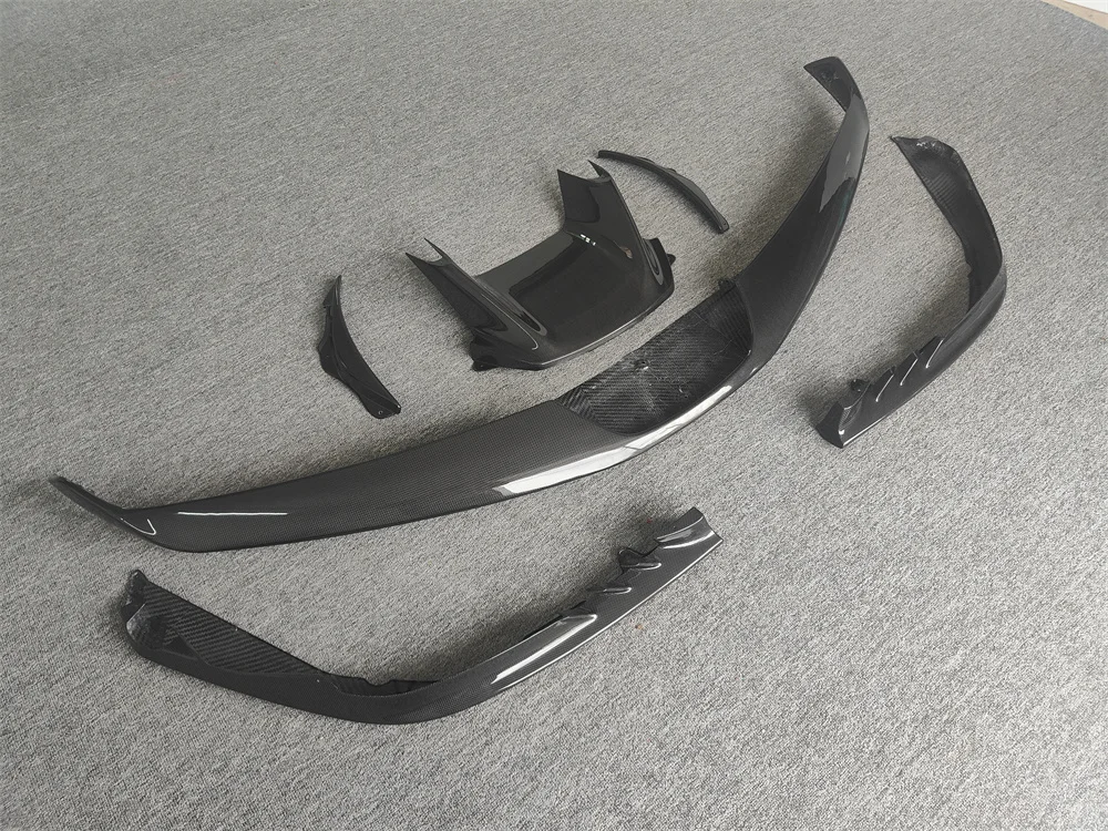 OEM Стиль углеродное волокно передняя губа угол лезвия кузов комплект для Ferrari SF90