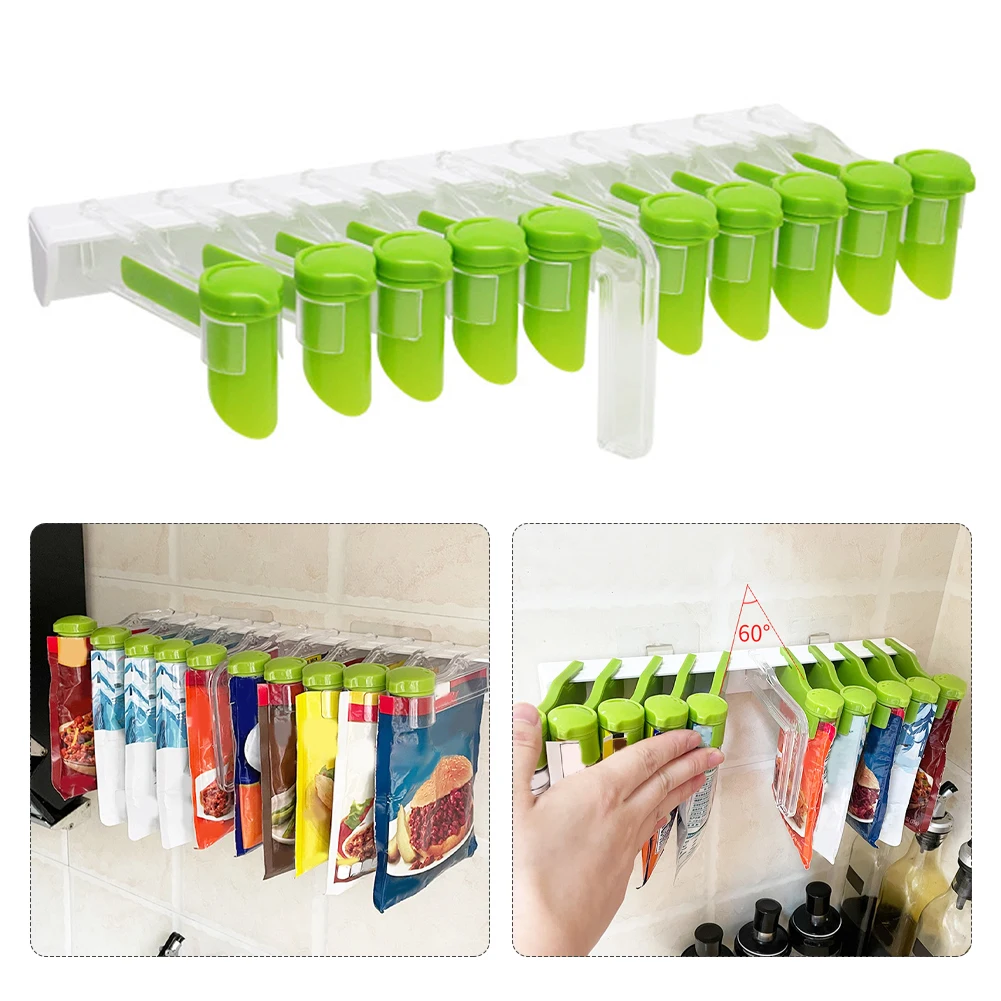 

10 In 1 Seasoning Rack Wall Mounted Reusable Hanging Home Kitchen Practical ABS