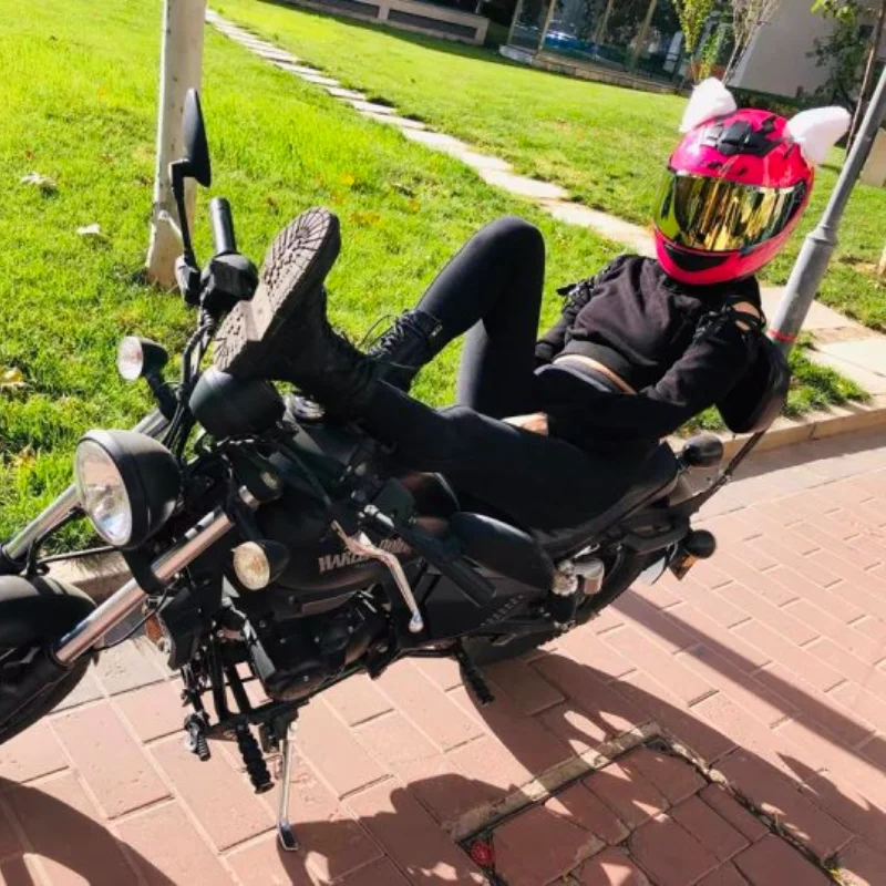 Шлем мотоциклетный дышащий для мужчин и женщин защитное снаряжение езды на