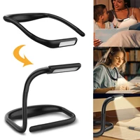 flexible handsfree led neck light book light rechargeable durable hanging lamp for camping biking repairing light reading lamp