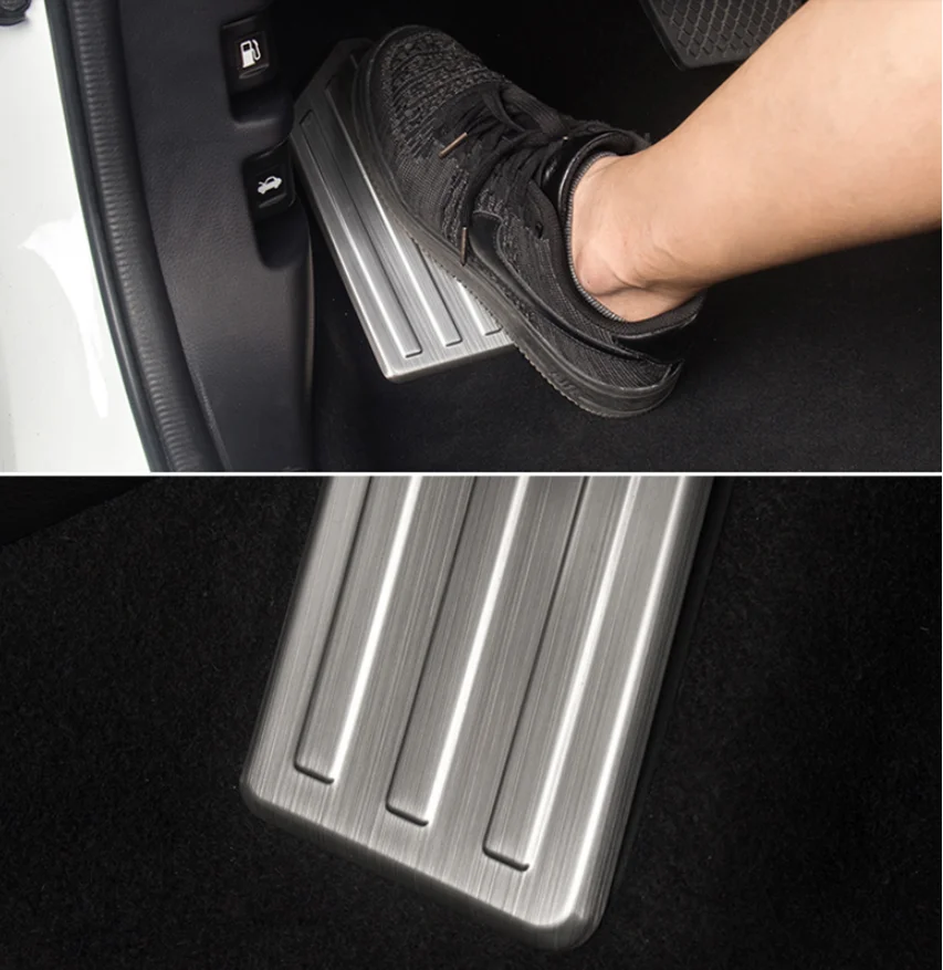 

Для Honda CR-V CRV 2017 2018 Автомобильная подножка крышка педали отделка Подножка педаль Автомобильный Интерьер Литье аксессуары нержавеющая сталь для