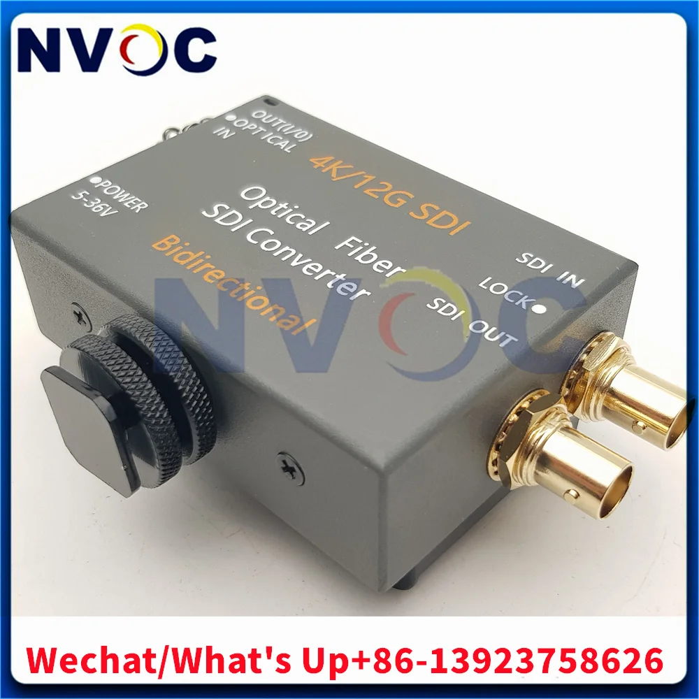 Фото Оптический удлинитель 4K 12G-SDI Duplex 1310nm LC, оптоволоконный видеоконвертер для телевещания. Эта ссылка предназначена только для оплаты стоимости доставки. №5